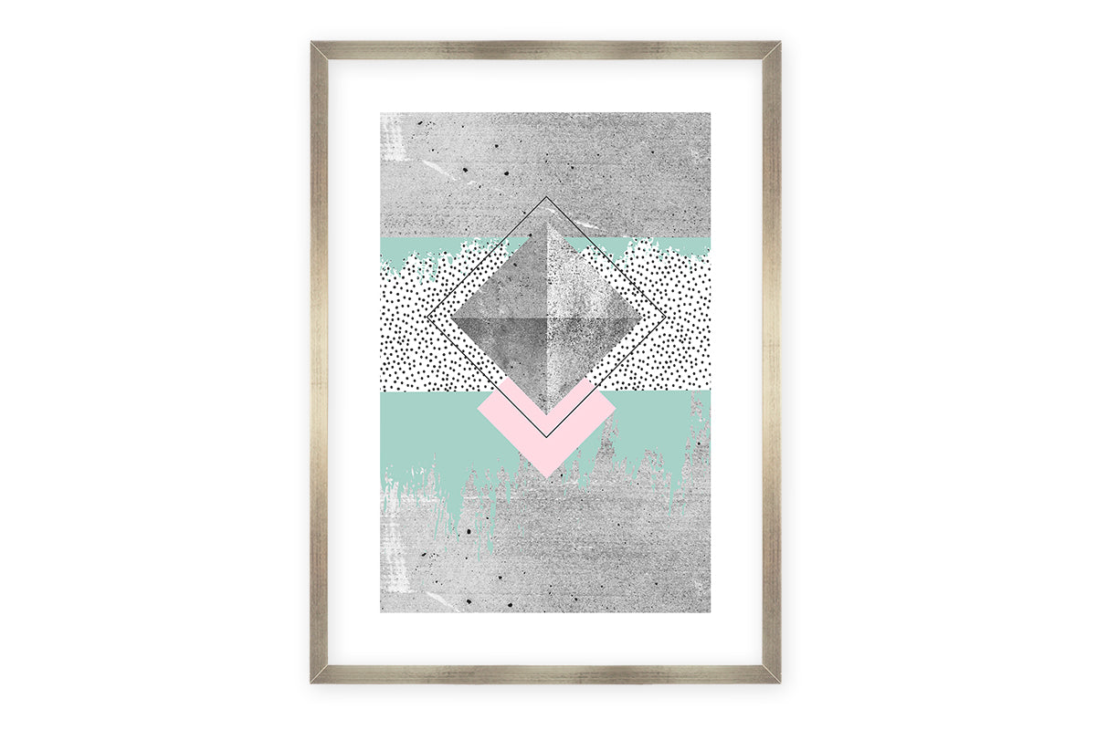 Cuadro Geometrico Gris - Medular Diseño Cuadros