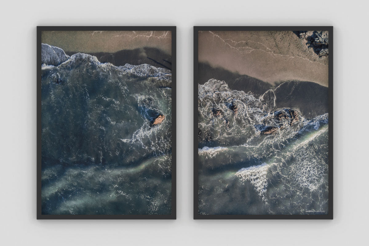 Diptico Fotografico Curanipe por Nicolas Romero - Medular Diseño Cuadros