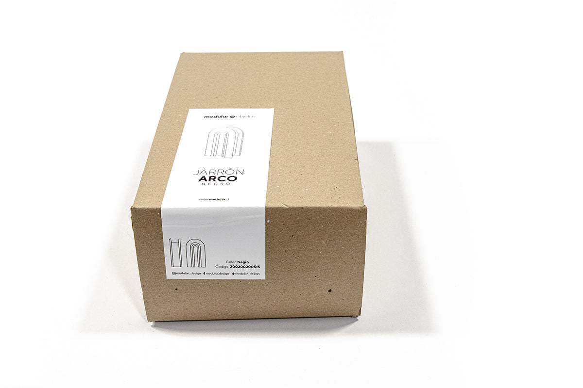 Jarron Arco Negro - Medular Diseño Jarron