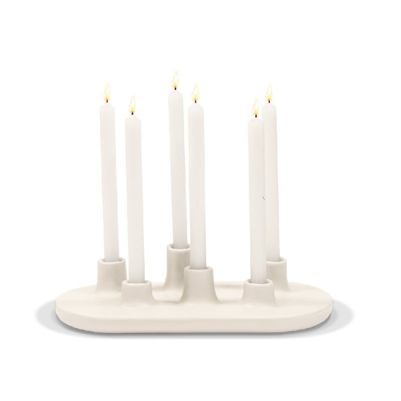 Candelabro Tatio Blanco - Medular Diseño jarron