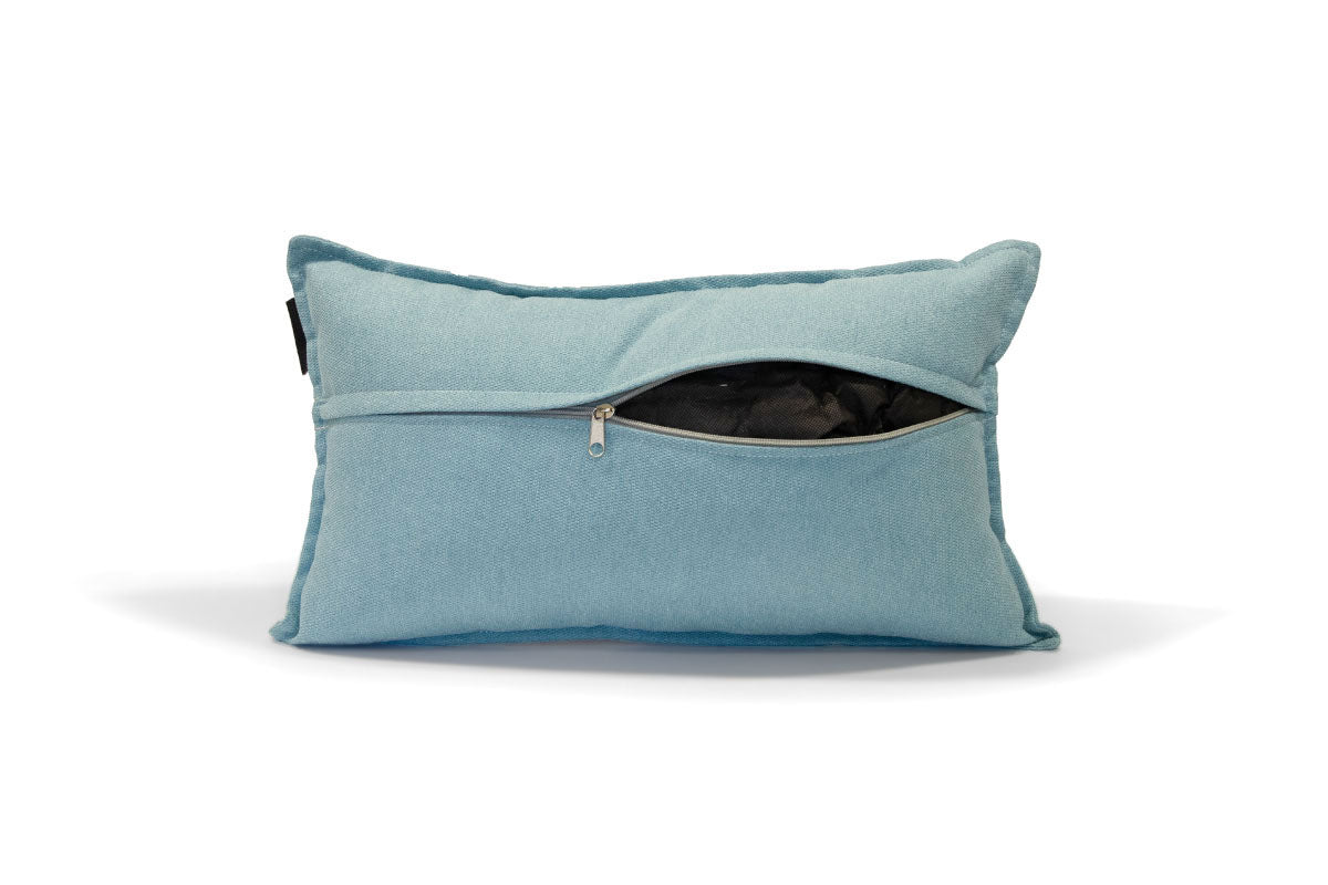 Cojín Top Largo Calafate Celeste - Medular Diseño Cojines EE
