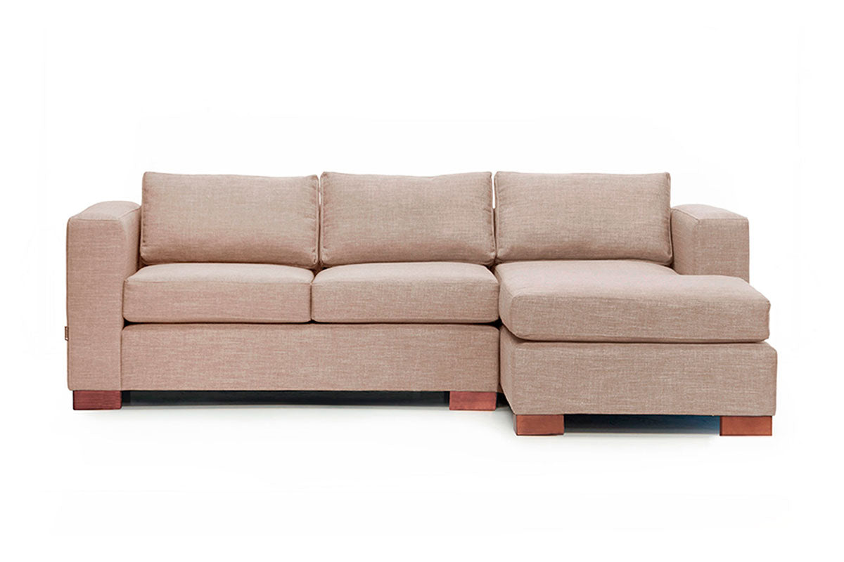 Sofá Trayken Seccional Derecho + Mesa Duo Wood
