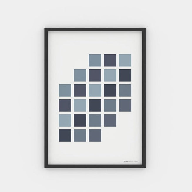 Cuadro Colors Dark Slate Blue por Nicolás Romero