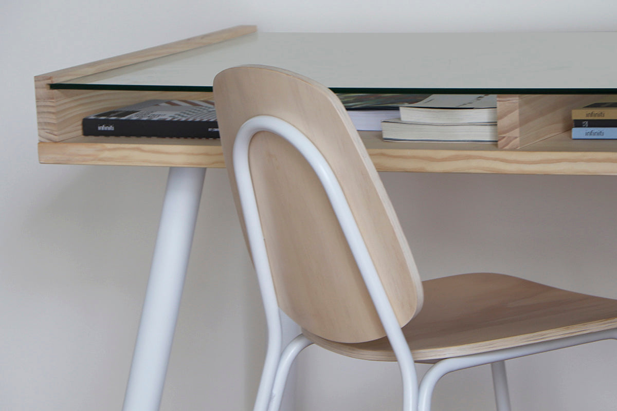 Escritorio Aula Natural 120 - Medular Diseño Escritorios de hogar