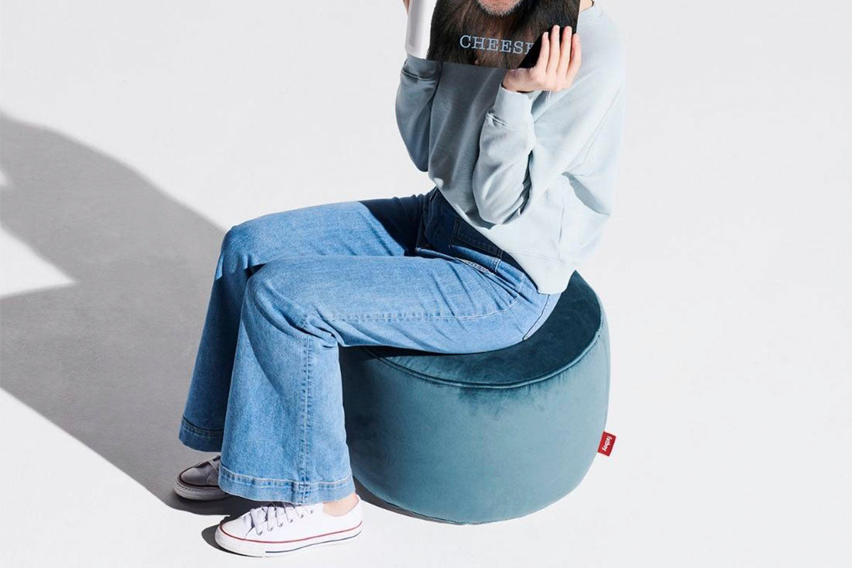 Pouf Fatboy Point Velvet - Medular Diseño Pouf Pequeño