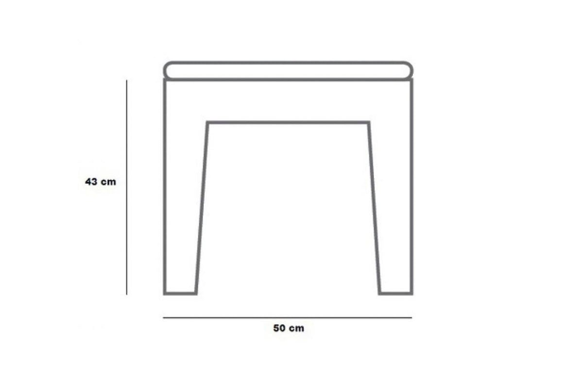 Asiento Concrete Fatboy recycled black - Medular Diseño Sillas de Terraza