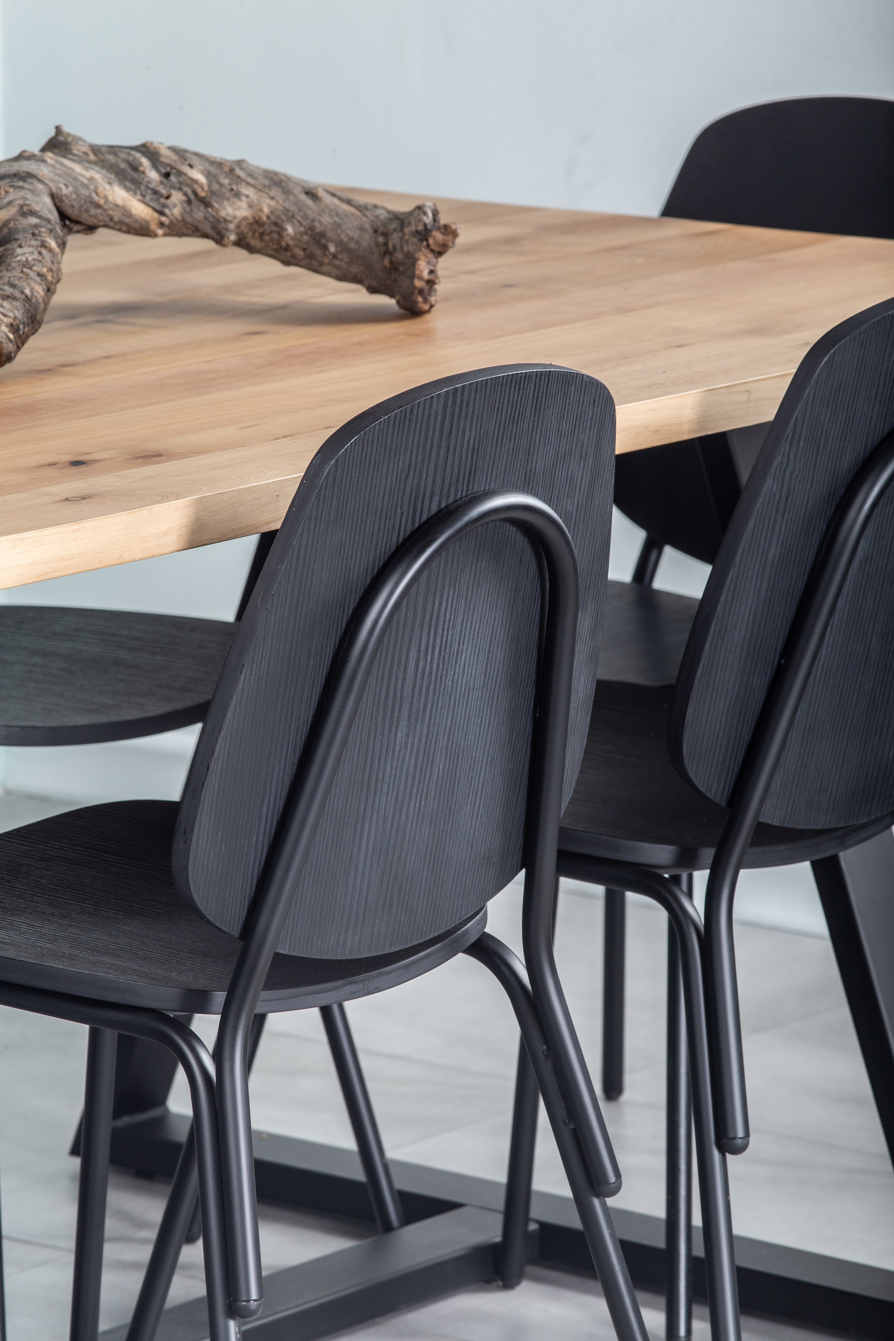 Juego de Comedor Pablo Lenga 6P + 6 Sillas Aula Black
