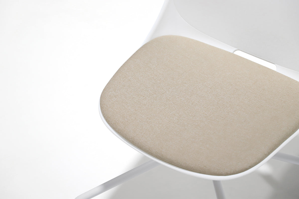 Silla oficina Quick Blanca - Medular Diseño Sillas de Escritorio