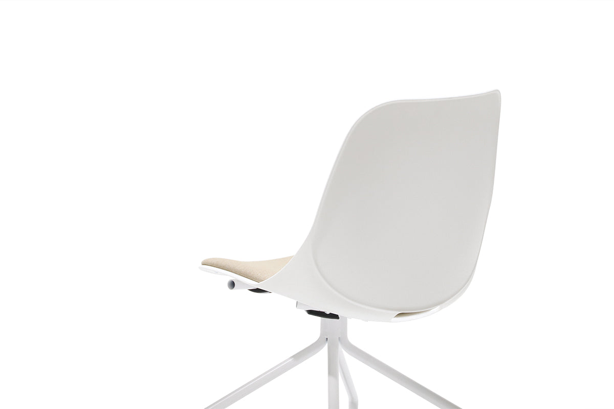 Silla oficina Quick Blanca - Medular Diseño Sillas de Escritorio