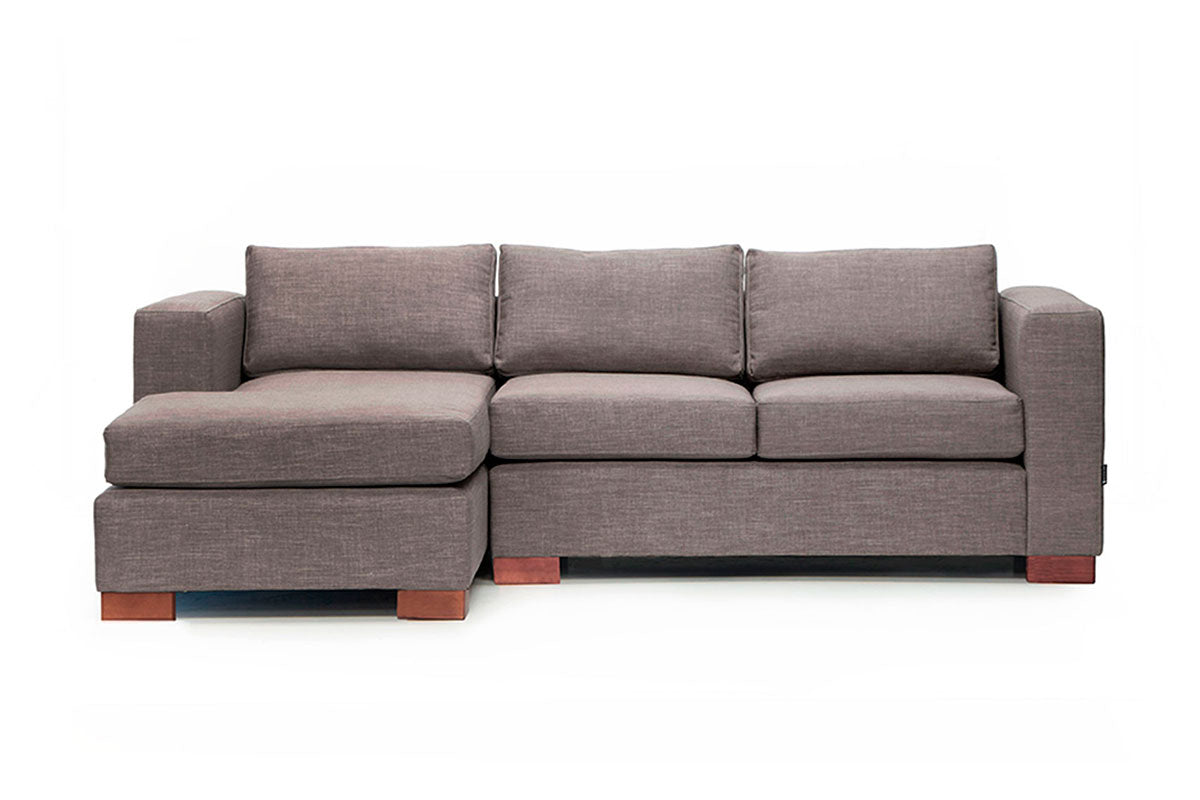 Sofá Trayken Seccional Izquierdo + Mesa Duo Wood