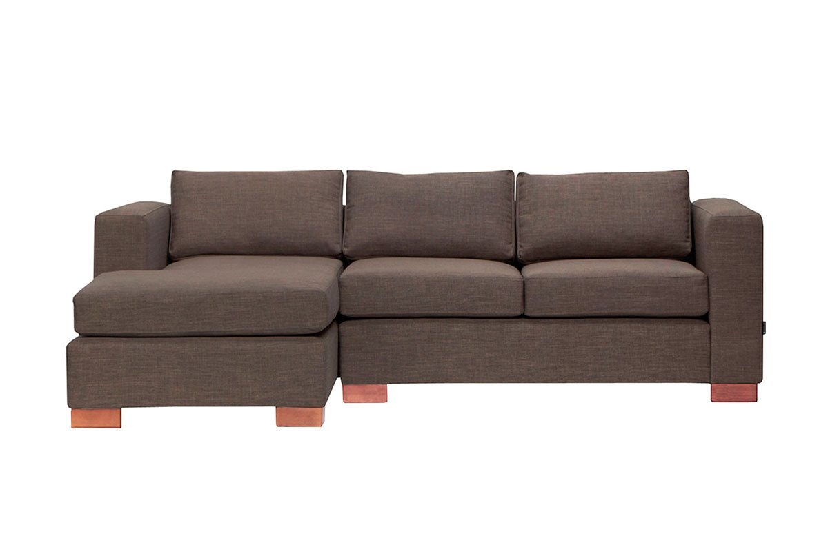 Sofá Trayken Seccional Izquierdo + Mesa Duo Wood
