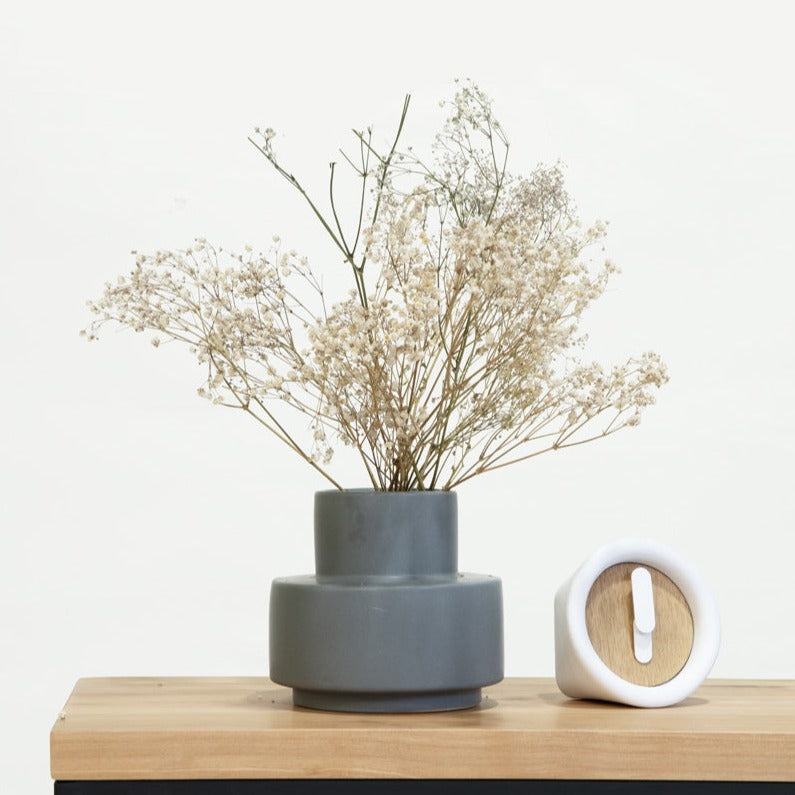 Jarron Santiago Gris - Medular Diseño Jarron