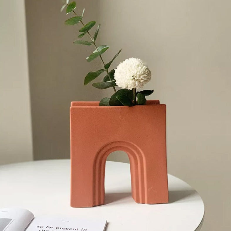 Jarron Arco Terracota - Medular Diseño Jarron