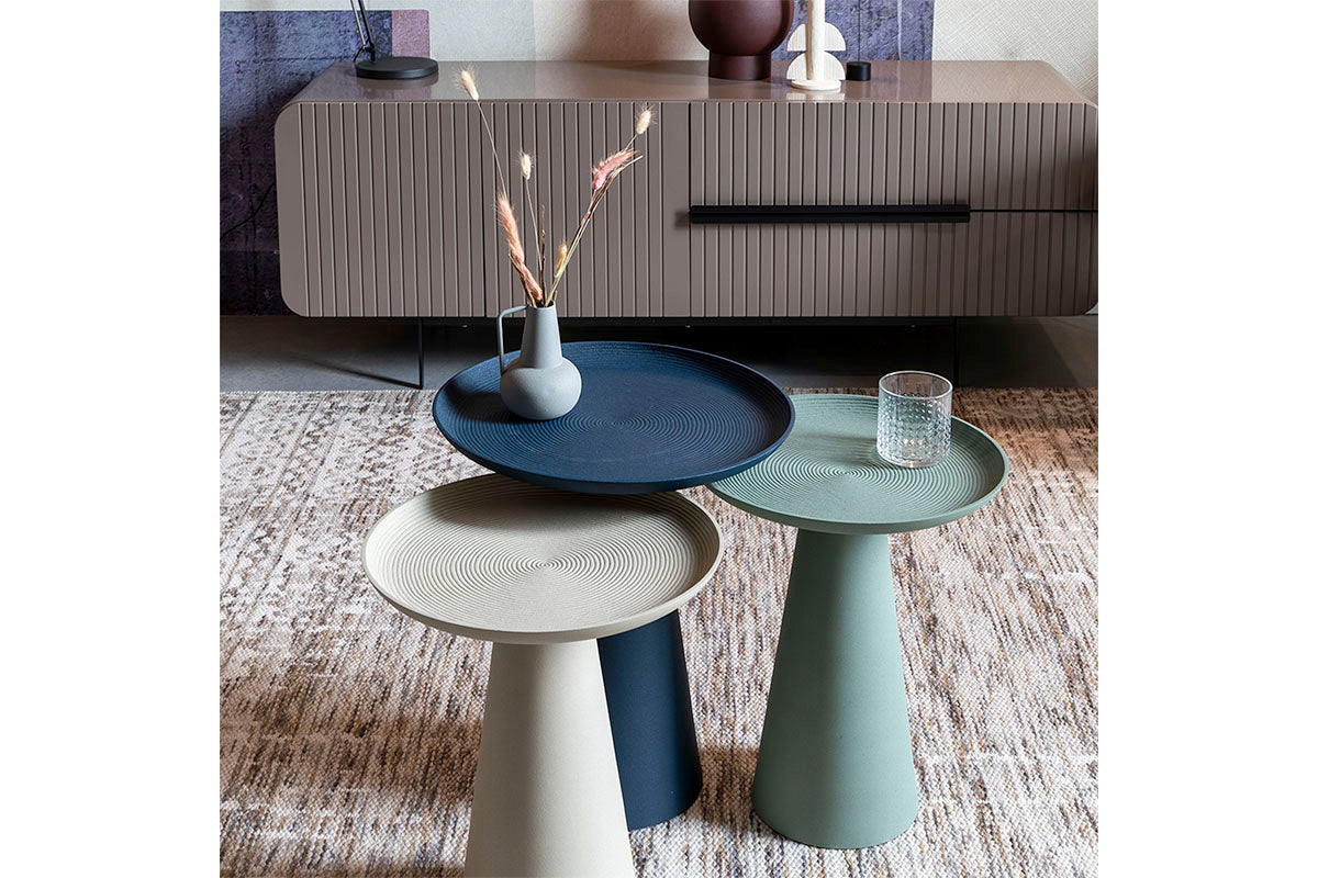 Mesa de arrimo Ringar Grande Azul