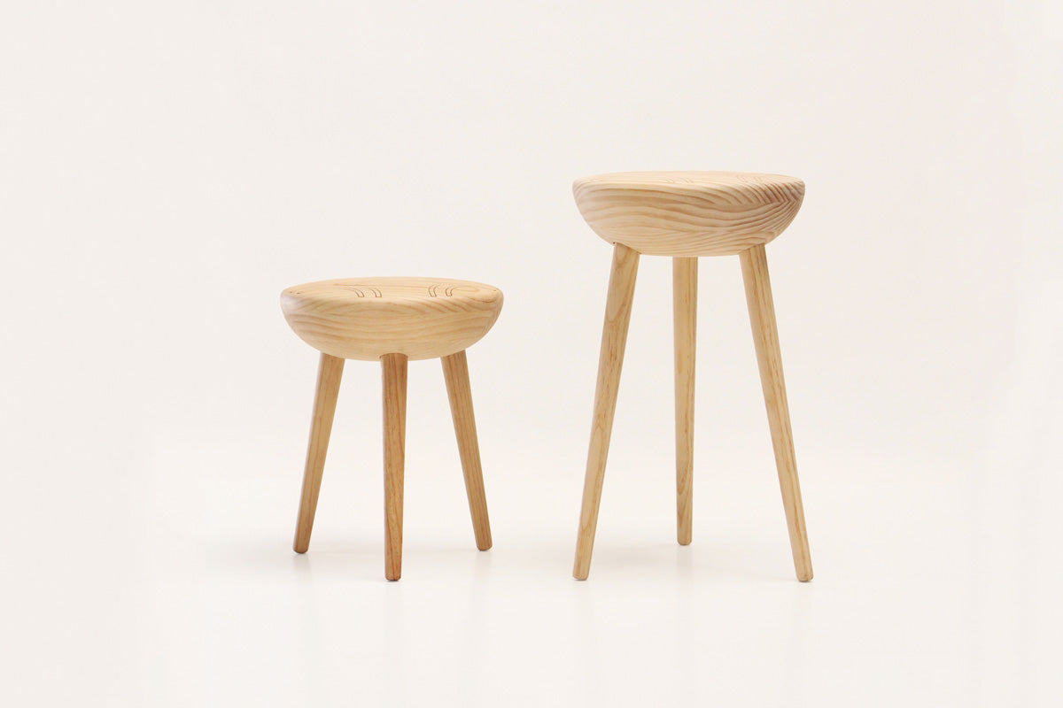 Piso Kultrún Alto - Medular Diseño Taburetes