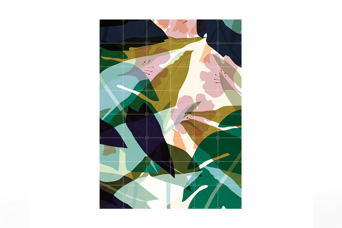 Mural IXXI Leaves - Medular Diseño IXXI Design