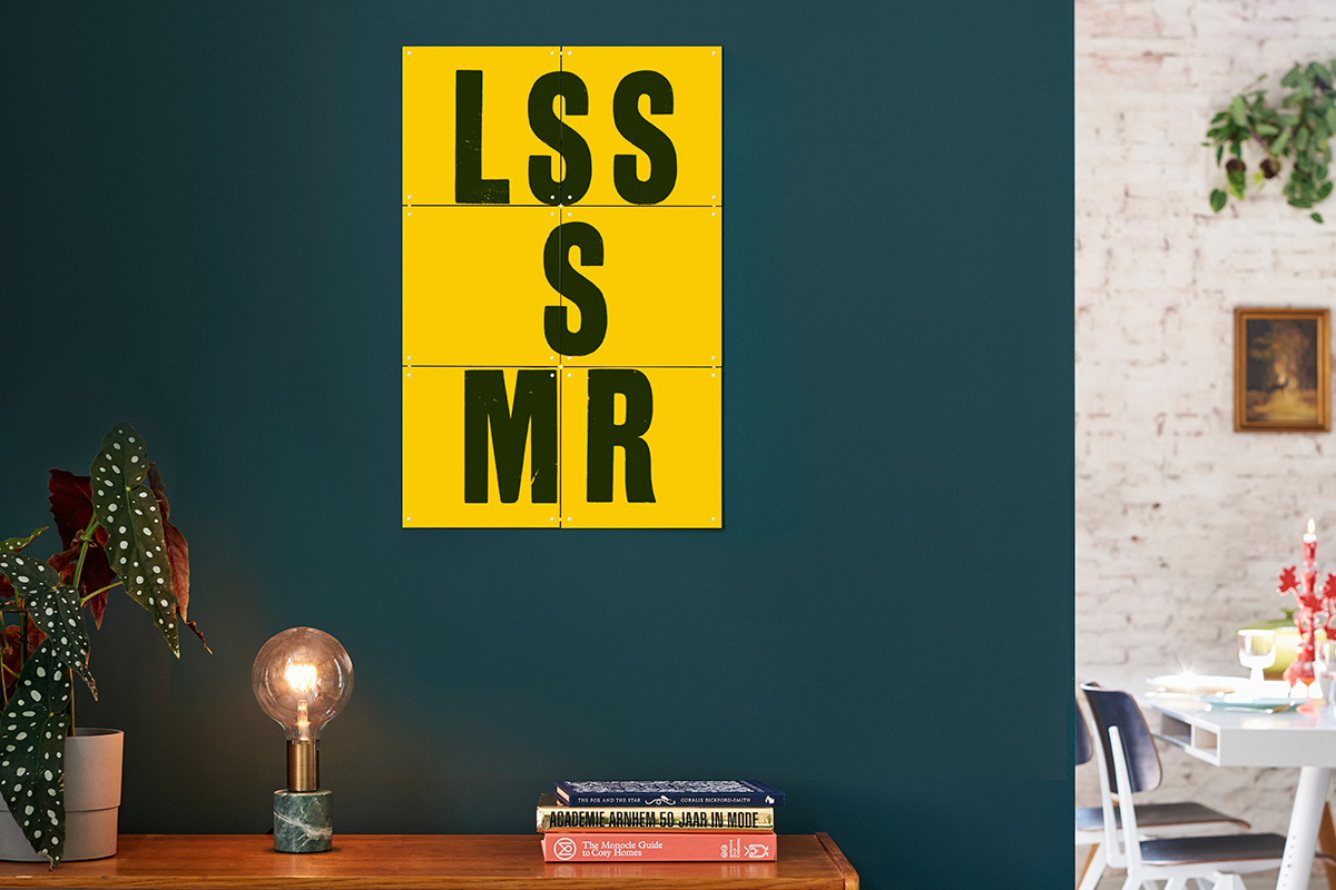 Mural IXXI Letter Love doble cara - Medular Diseño IXXI Design