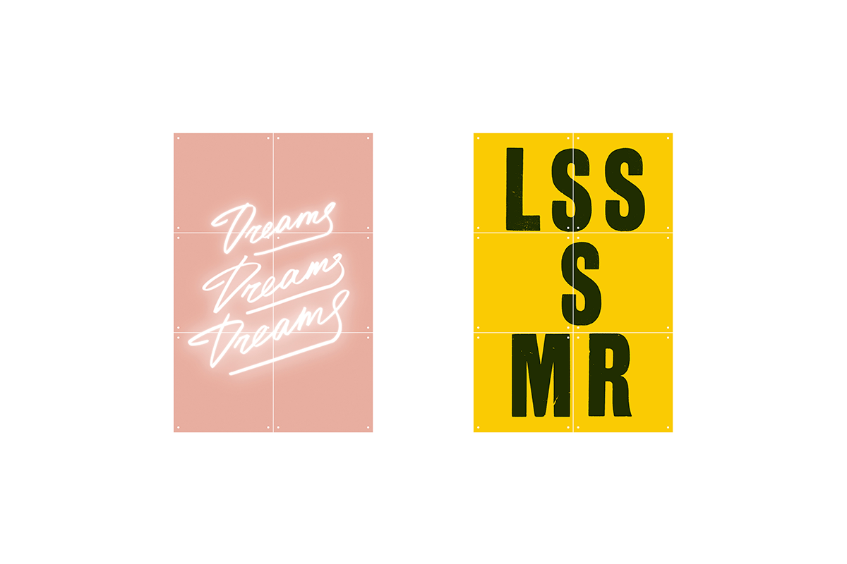 Mural IXXI Letter Love doble cara - Medular Diseño IXXI Design