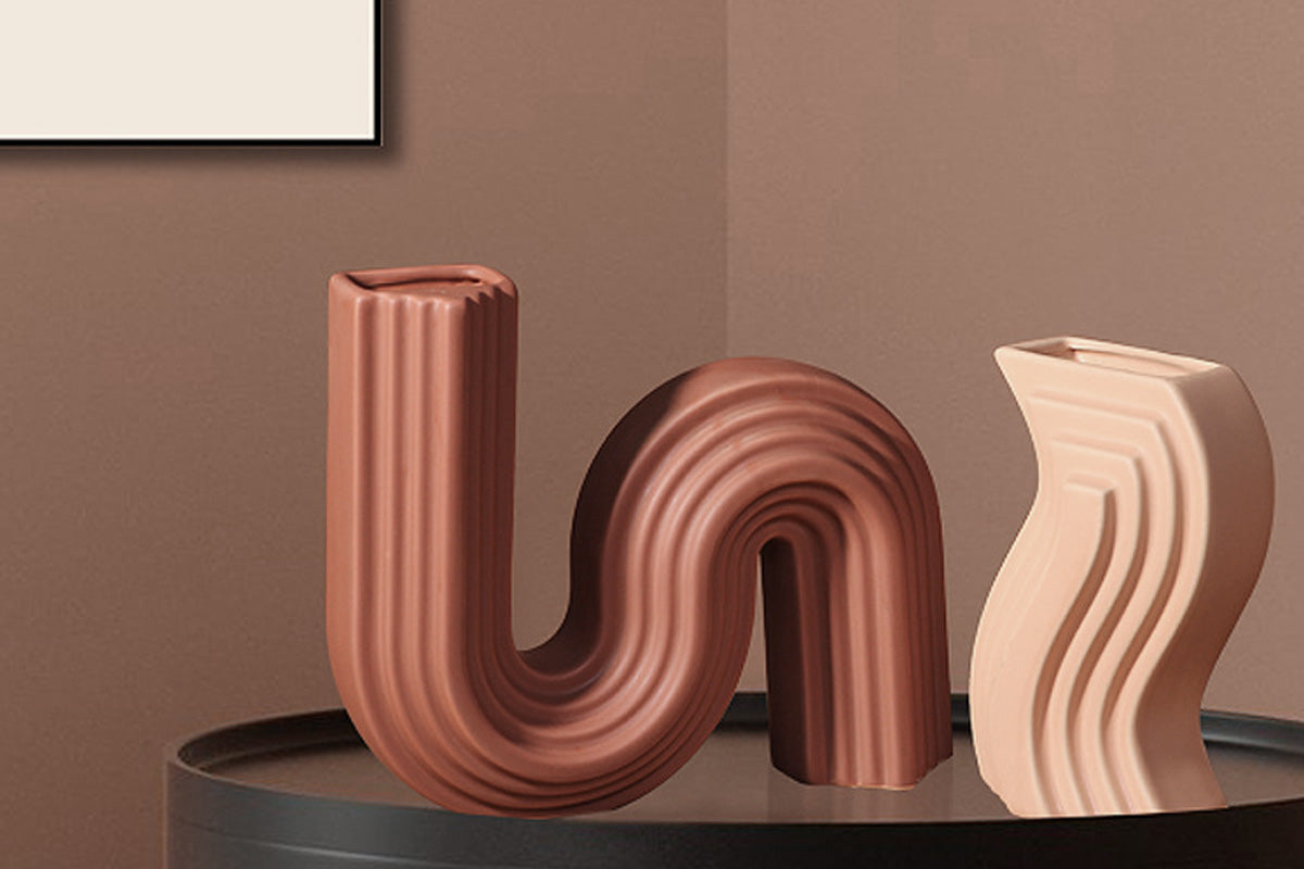 Jarron Lamda Terracota - Medular Diseño Jarron