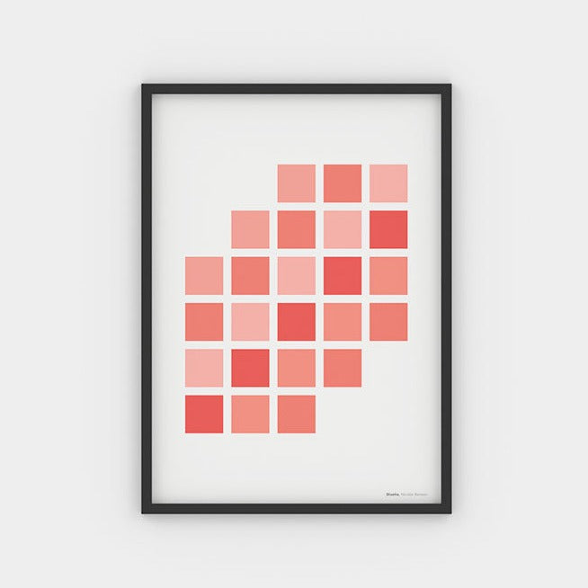 Cuadro Colors Light Salmon por Nicolás Romero - Medular Diseño Cuadros