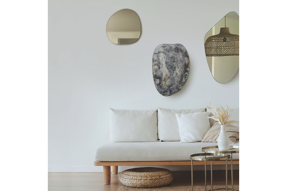 Espejo Fazlamare M⌇01 Bronce Colección Pleamar - Medular Diseño Espejos