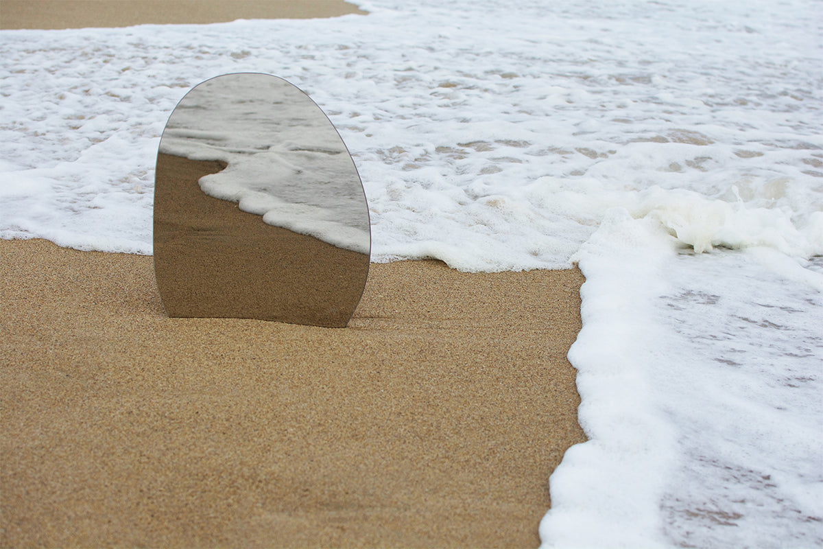 Espejo Fazlamare M⌇03 Bronce Colección Pleamar - Medular Diseño Espejos