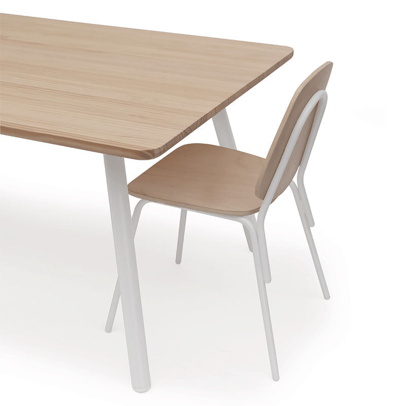Juego de Comedor Aula Natural 6P + 6 Sillas Aula Natural - Medular Diseño Juego de Comedor