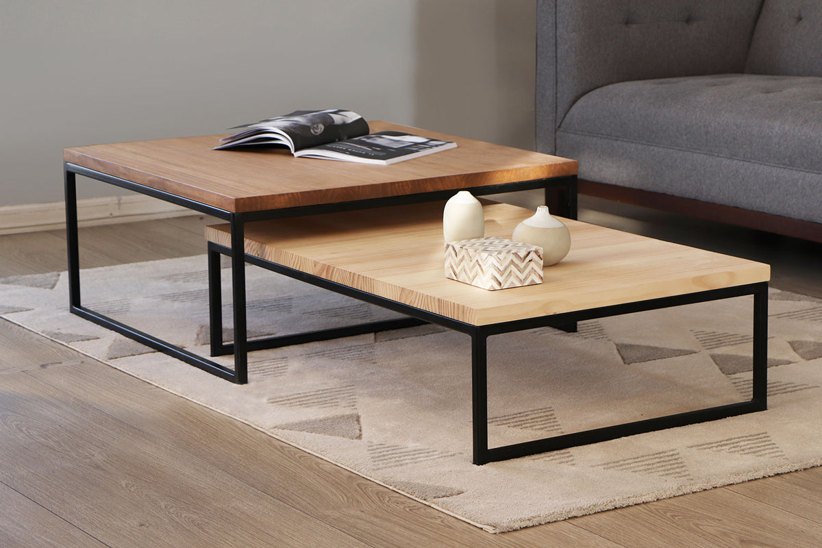 Mesa de Centro Duo Wood - Medular Diseño Mesas de Centro