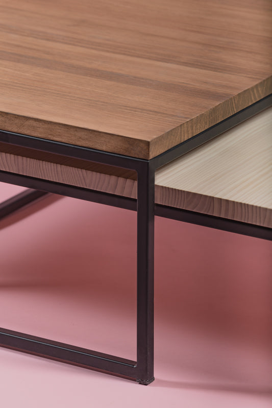 Mesa de Centro Duo Wood - Medular Diseño Mesas de Centro