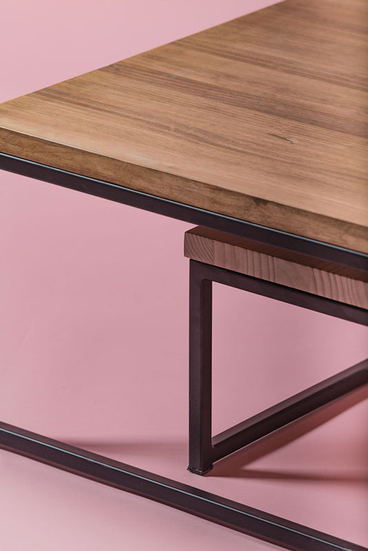 Mesa de Centro Duo Wood - Medular Diseño Mesas de Centro