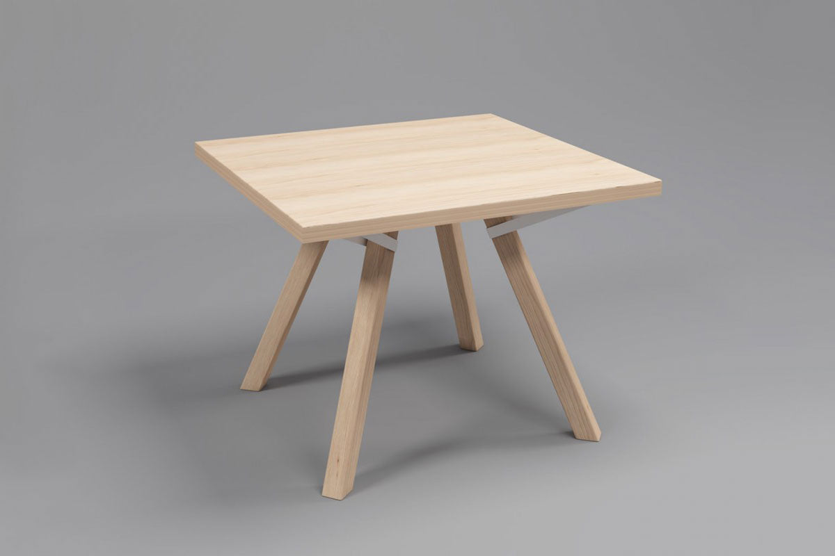 Juego de Comedor Trigo fijaciones blancas + 4 Sillas Piazza Blancas - Medular Diseño Juego de Comedor