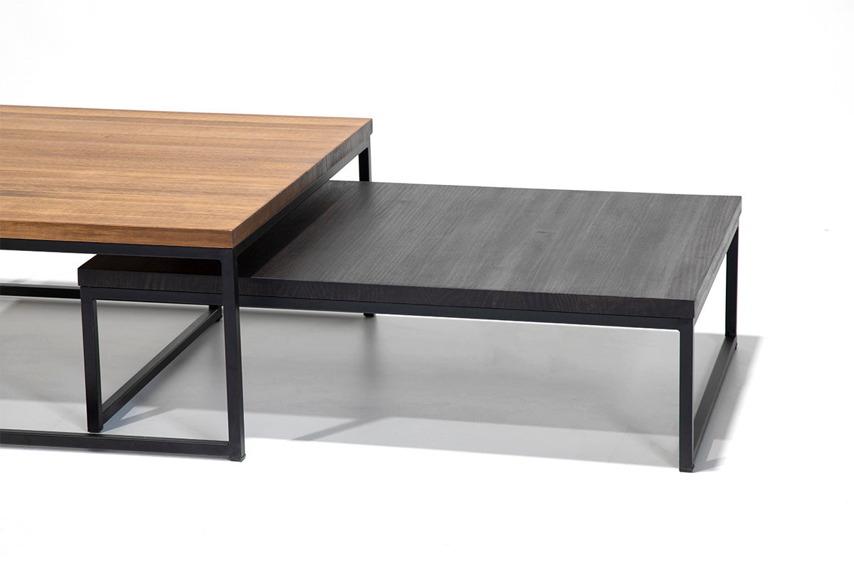Mesa de Centro Duo Wood Black - Medular Diseño Mesas de Centro