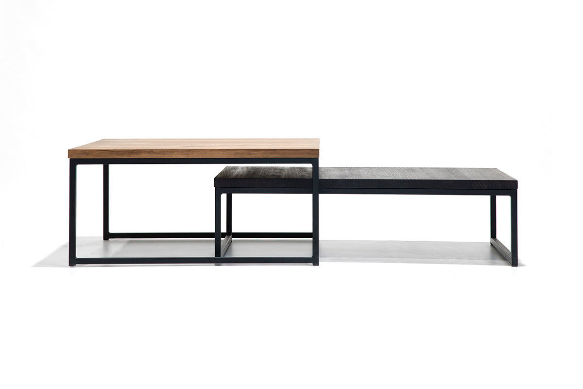 Mesa de Centro Duo Wood Black - Medular Diseño Mesas de Centro