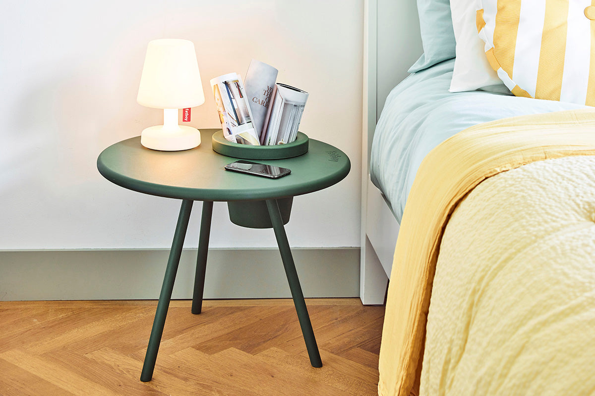 Mesa Macetero Fatboy Bakkes Emerald Green - Medular Diseño Mesa lateral