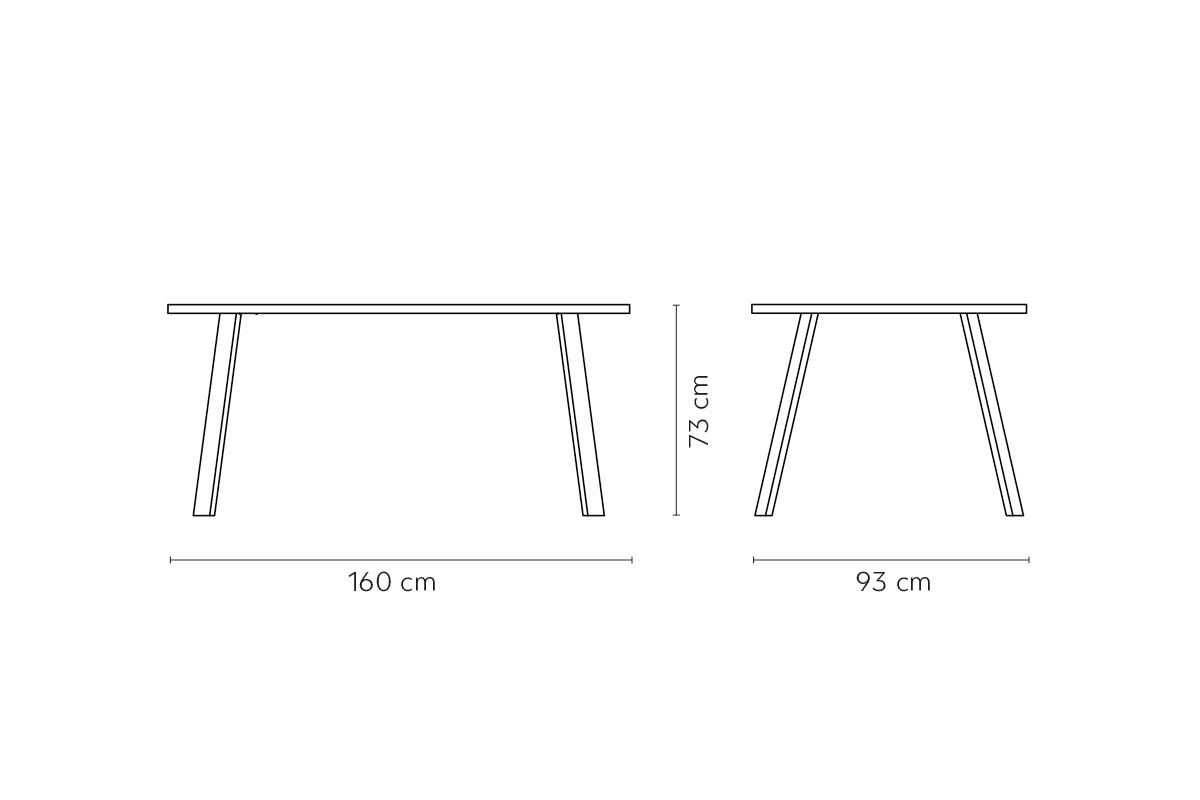Mesa de Comedor Paladio Lenga 6P - Medular Diseño Mesas de Comedor