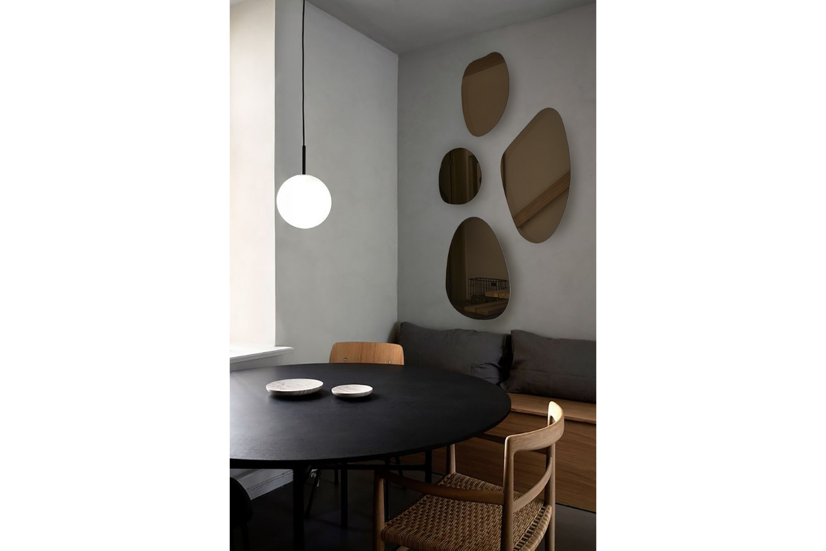 Espejo Fazlamare M⌇03 Bronce Colección Pleamar - Medular Diseño Espejos