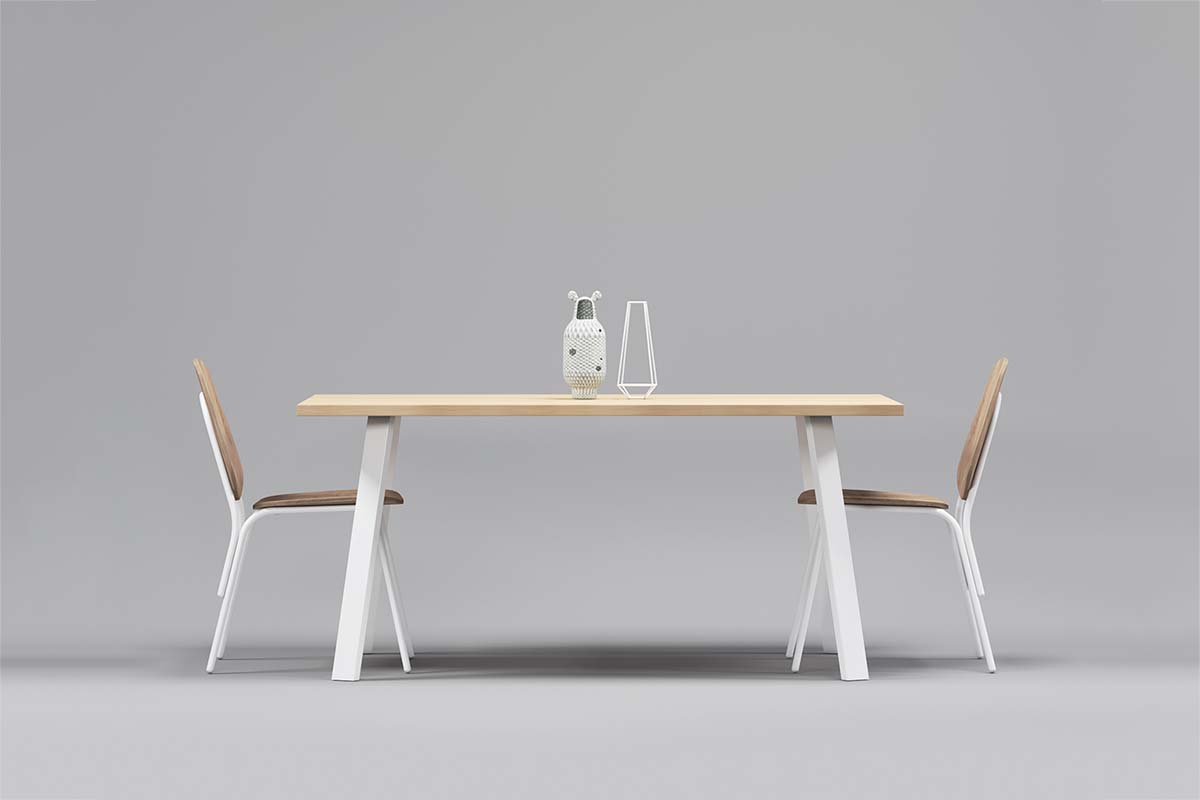 Juego de Comedor Paladio Natural 6P + 6 Sillas Aula Natural