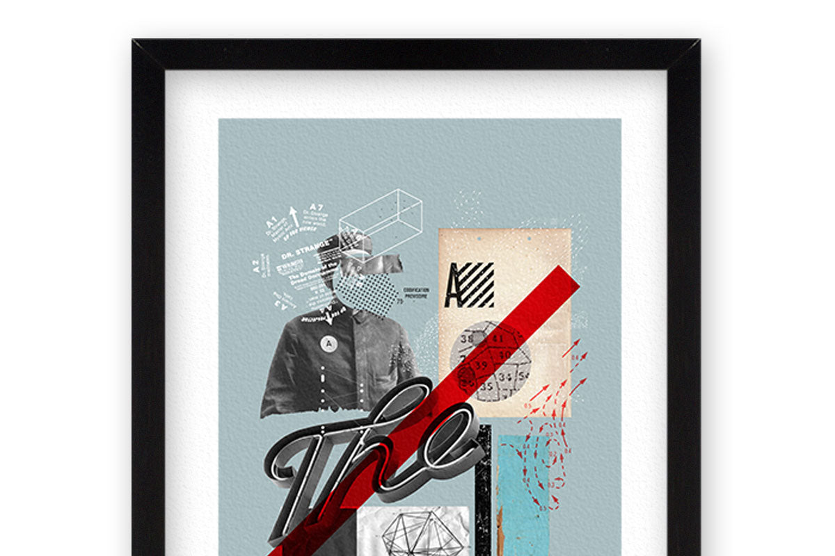 Cuadro The A Digital por Patricio Vallejos - Medular Diseño Cuadros