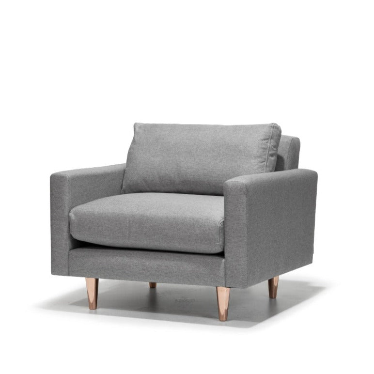 Poltrona Tellum Gris Acero