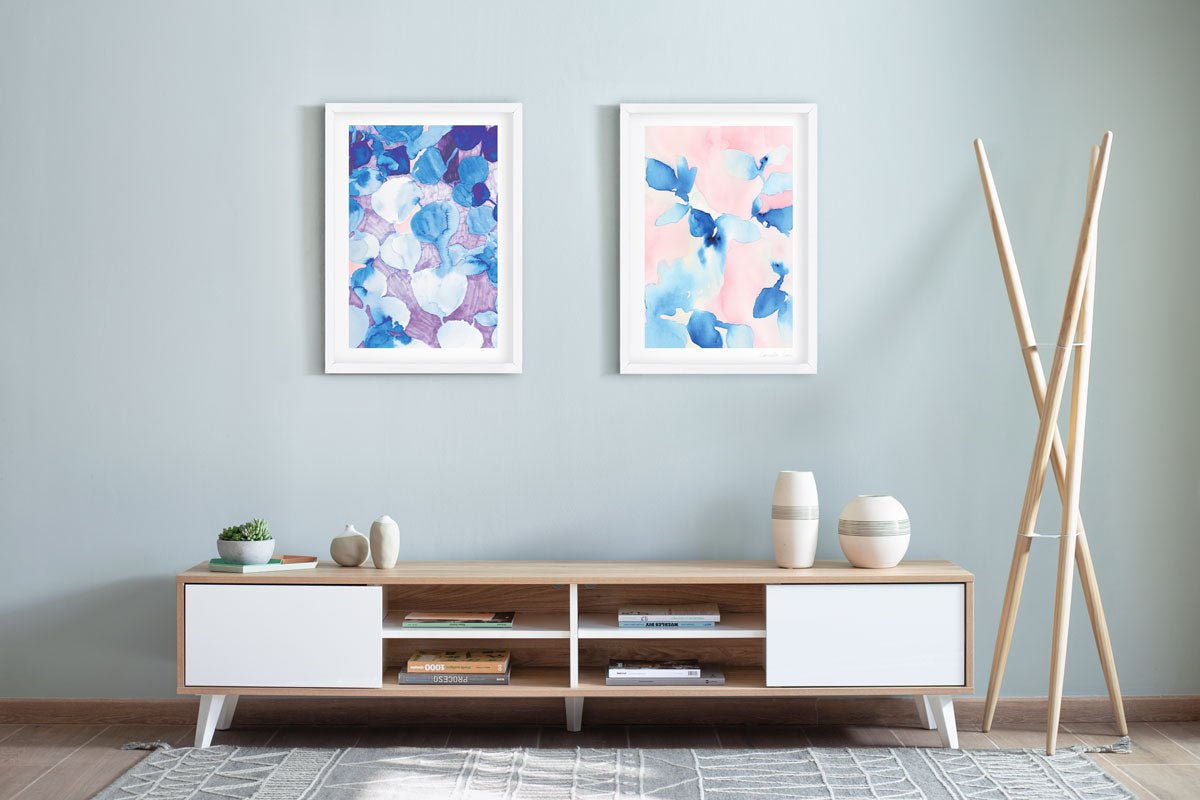 Cuadro Azul por Camila León - Medular Diseño Cuadros