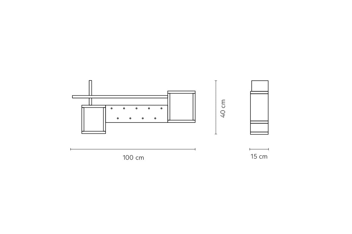 Repisa Ene - Medular Diseño Repisa