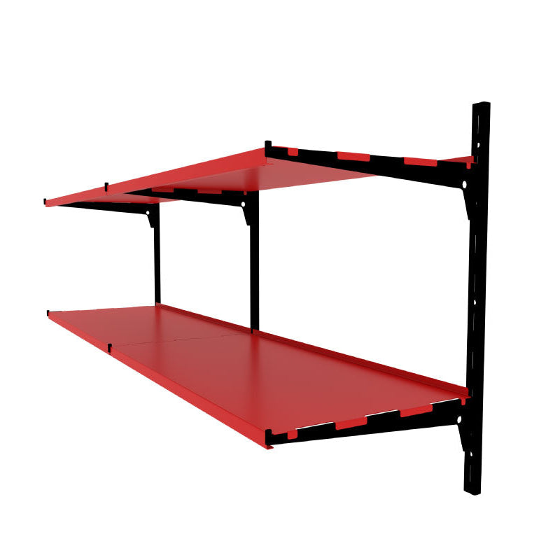 Repisa Graduable Dúo SG30 Rojo - Medular Diseño Repisa