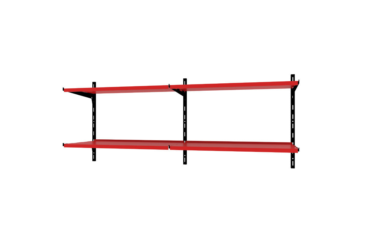 Repisa Graduable Dúo SG30 Rojo - Medular Diseño Repisa