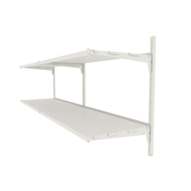 Repisa Graduable Dúo SG30 Blanco Cálido - Medular Diseño Repisa