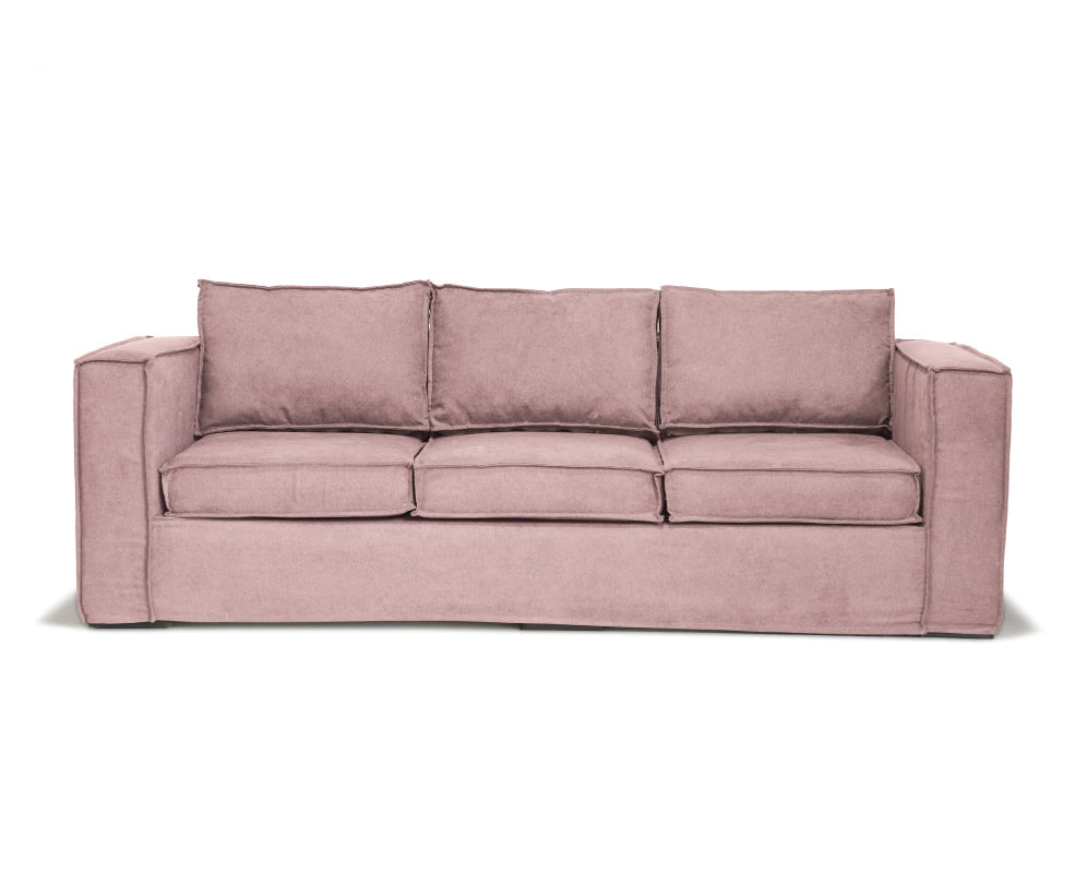 Sofá Trayken Funda Velvet Rosa - Medular Diseño Sofás