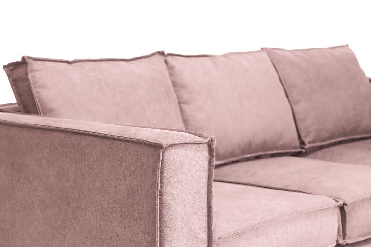 Sofá Trayken Funda Velvet Rosa - Medular Diseño Sofás