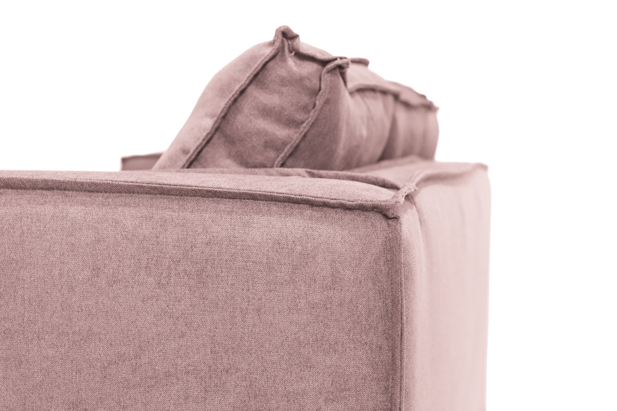 Sofá Trayken Funda Velvet Rosa - Medular Diseño Sofás
