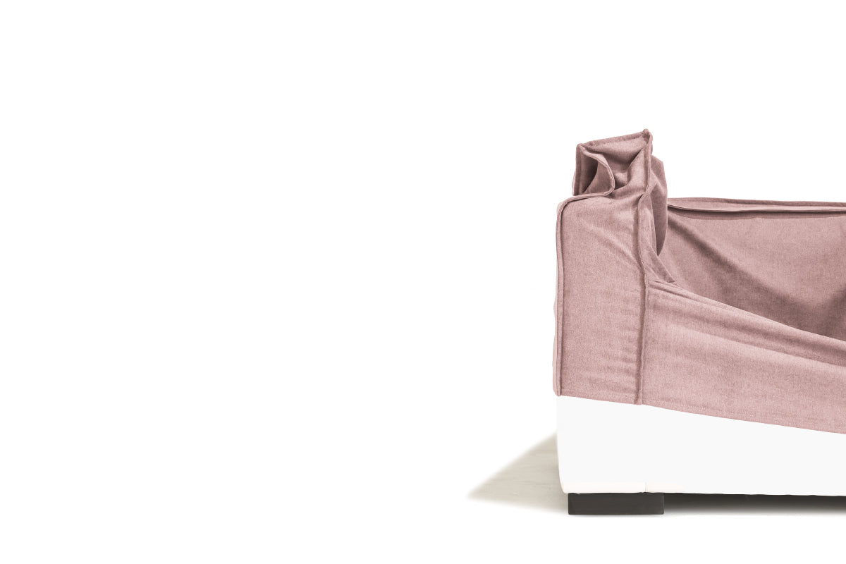 Sofá Trayken Funda Velvet Rosa - Medular Diseño Sofás