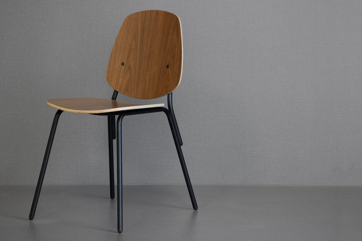 Juego de Comedor Paladio Nogal 6P + 6 Sillas Aula Nogal - Medular Diseño Juego de Comedor