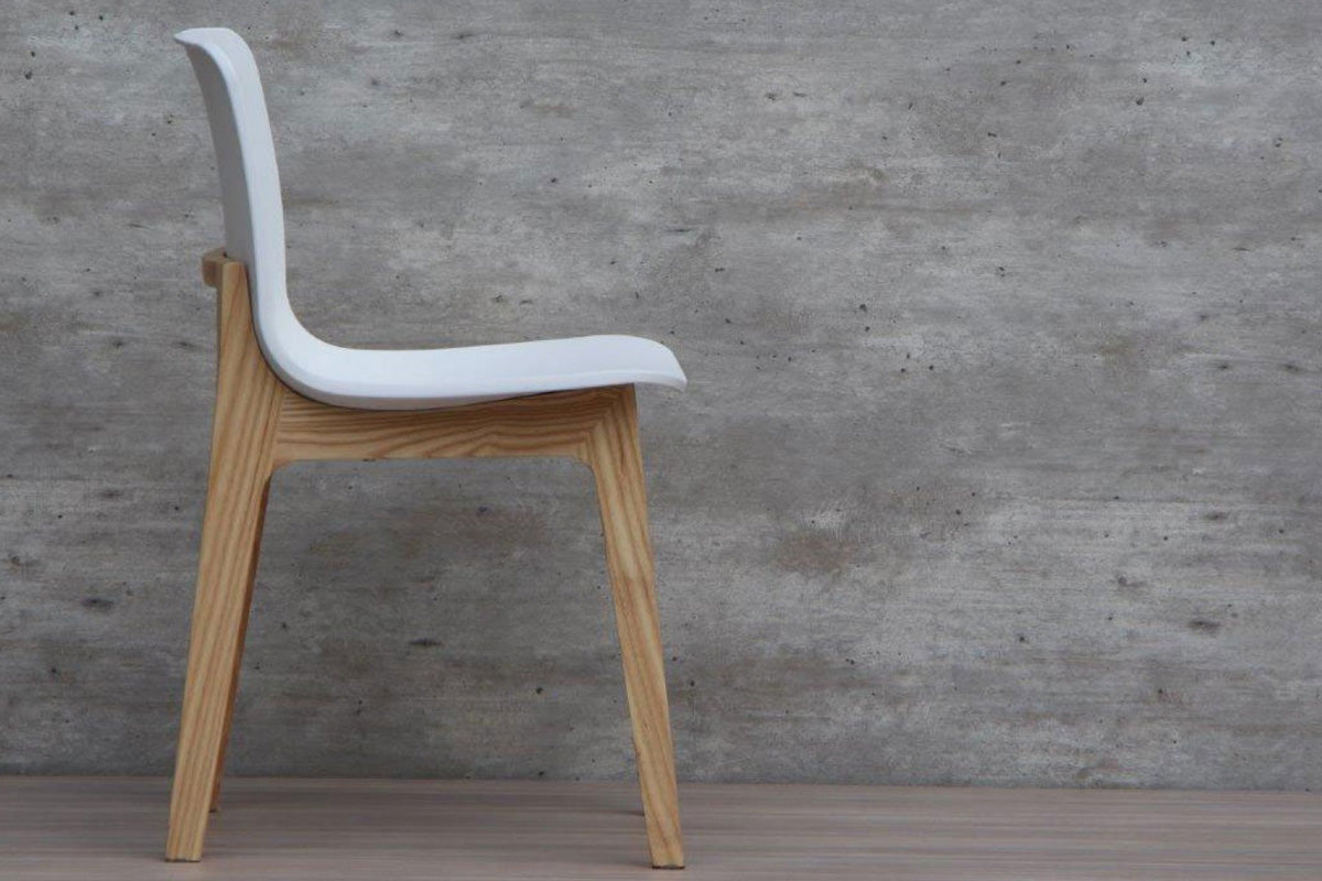 Silla Selena color blanco - Medular Diseño Sillas de interior